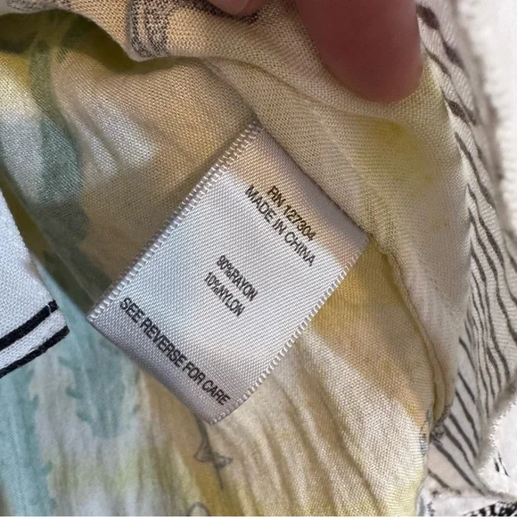 John Mark White Button-Down Top Colorful Beach Vacation Dog Resort Wear Print XL - Picture 11 of 15